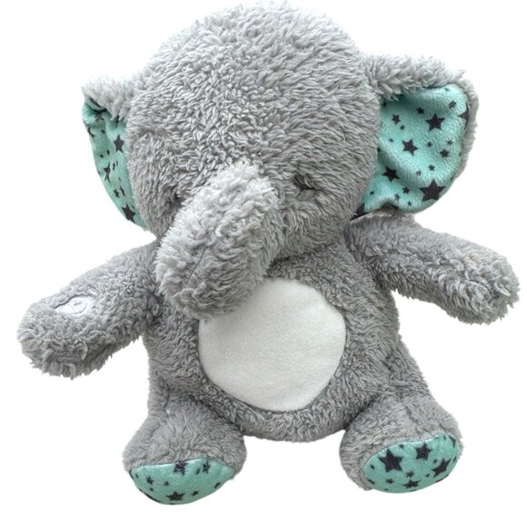 Soft Dreams 2017 Music & Glow 10" Soother Elephant Plush Rock A Bye Baby WORKS - Picture 1 of 16